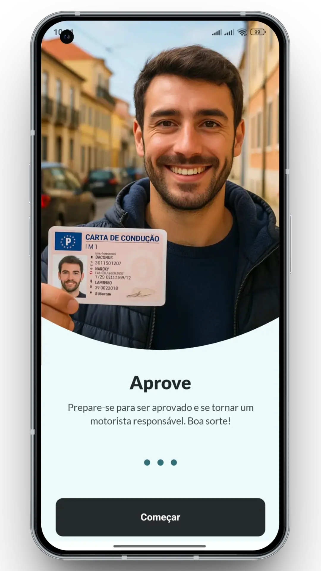 Interface da aplicação Testes IMTT